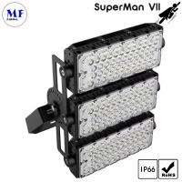 450W IP66 LED Ângulo de luz de inundação do estádio 10°/20°/40°/60°/90° 6500K 6 anos de garantia impermeável CRI alto para quadra de tênis