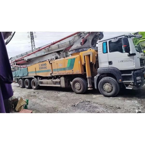 XCMG 72m camión de bombeo de hormigón duradero usado camión de bombeo para soluciones de desarrollo de infraestructura