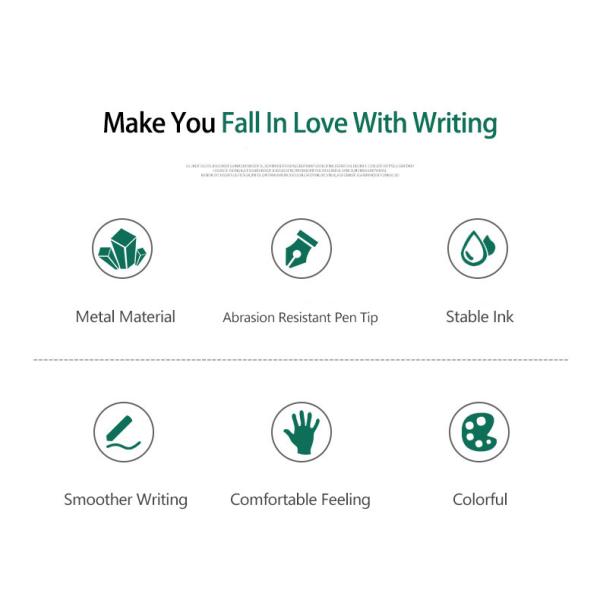 Business Gift Signature Ball Pen 0.5mm Multi Color Metal Neutral Pen