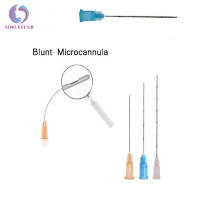 Dermal Filler Injection Cosmetic Instrument 25g 50mm Micro Cannula Blunt Tip