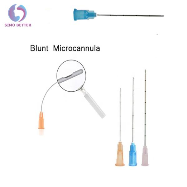 Dermal Filler Injection Cosmetic Instrument 25g 50mm Micro Cannula Blunt Tip