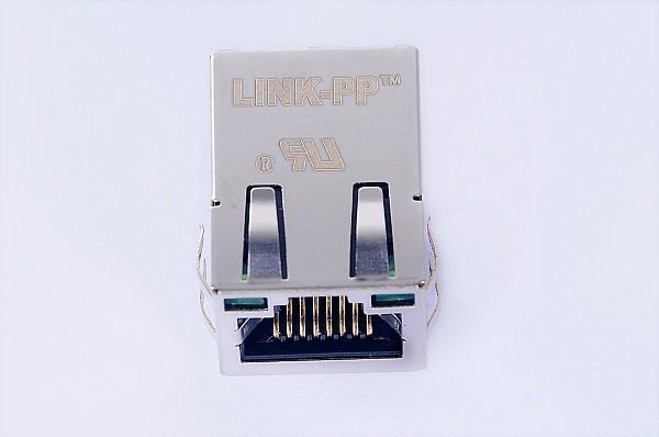 IEEE 802.3 USB Magnetic RJ45 Jack Tab Down RoHS With Integrated Transformer 0817-1X1T-21-F