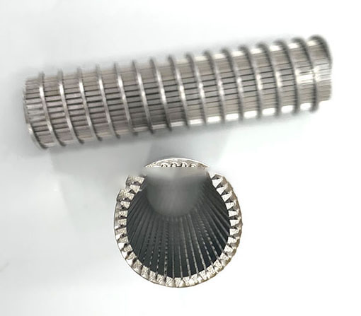 Нержавеющая сталь 304 316 Ситовый цилиндр Джонсон сварная клинная проволочная сетка