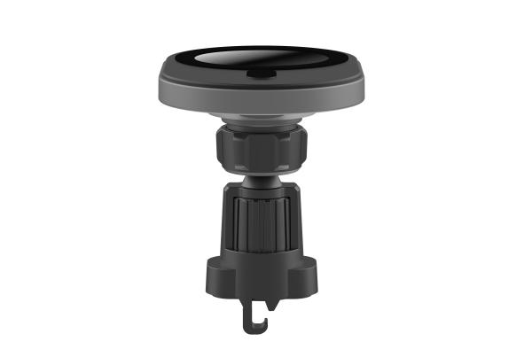 Oval Silicone 9V1.1A 15W Magnetic Wireless Car Charger FOD