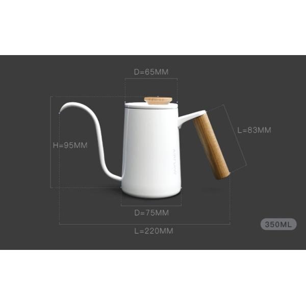 Длинные узкие аксессуары чая кофе чайника Gooseneck бака кофе Spout 350ML