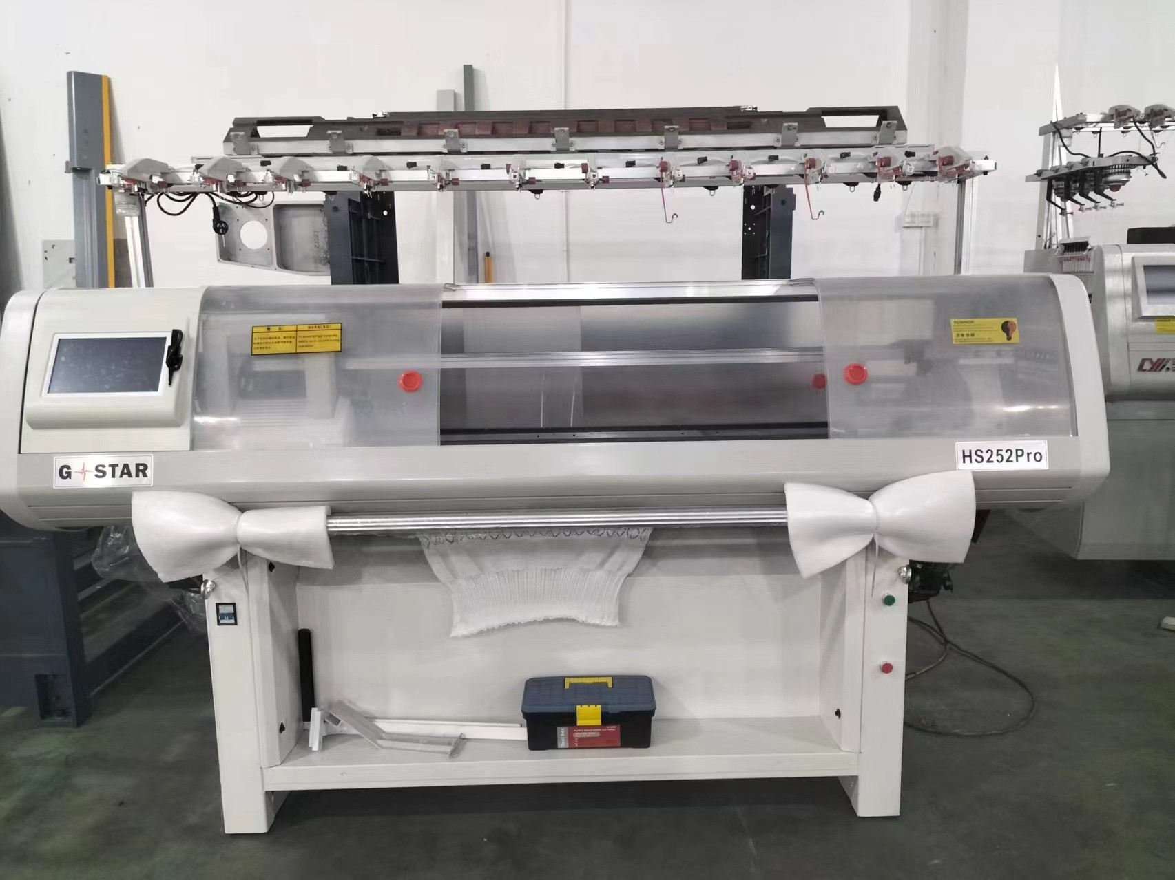 52 Inch Knitting Width Dual System Flat Sweater Knitting Machine with Automatic Function