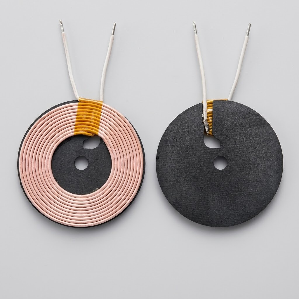 G45 6.3uH Wireless Charging Coil Inductor with 45mm Diameter for 5W - 10W Power Transfer