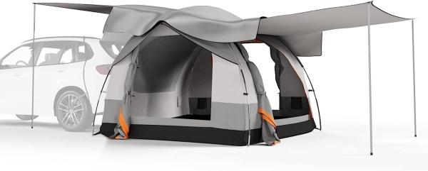 SUV Car Tent, Tailgate Shade Awning Tent for Camping, Vehicle SUV Tent Car Camping Tents for Outdoor Travel
