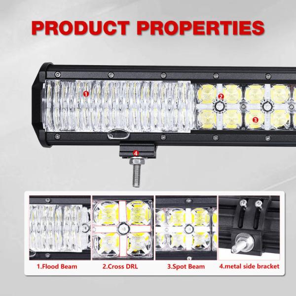New Model Ford Auto Parts Jeep Amber Light Bars 7D 22