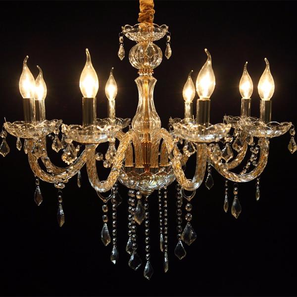 Cheap chandeliers for sale with Lamshade for Dining room Kitchen Lighting (WH-CY-65)