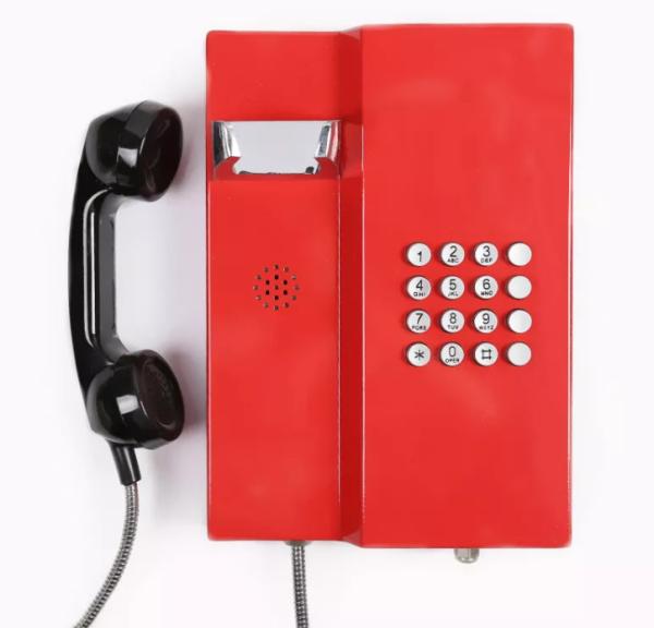 Anti Vandal Mini System Wall Mounted Payphone Analogue Jail Rugged