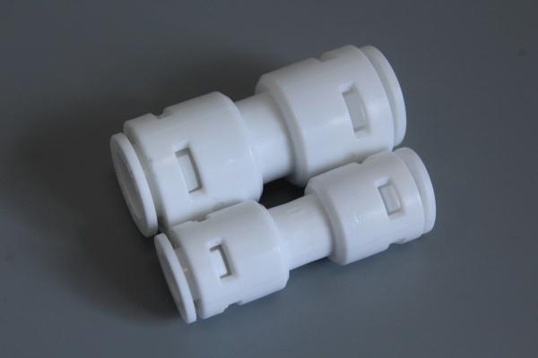 Food Grade POM Ro Spare Parts For Water Treatment Ro Fittings Part Union Pipe Fitting