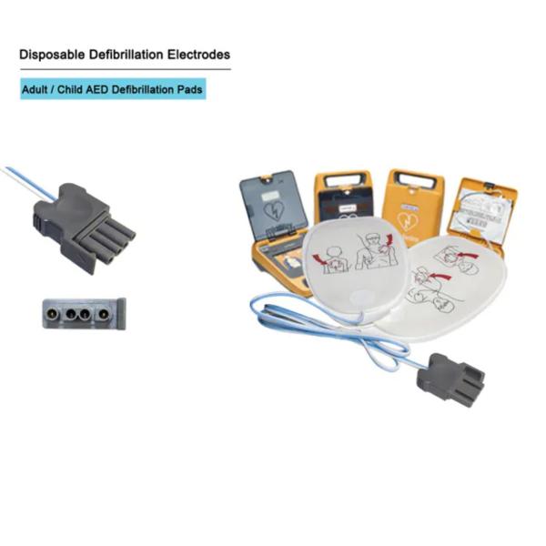 Электроды AED ребенка устранимых аксессуаров вентилятора электродов дефибрилляции взрослые
