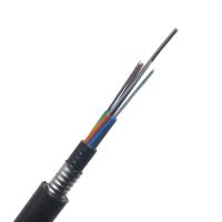 48 CORE Fiber Optic Network Cable Underground Outdoor Rated Gyty53 1+5/1.7 Duct Aerial