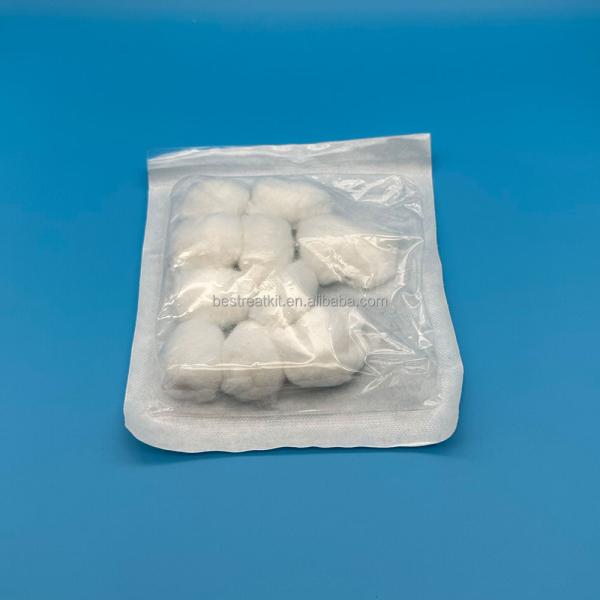 100% Cotton Ball with Sterile Packaging Medical Consumables Product