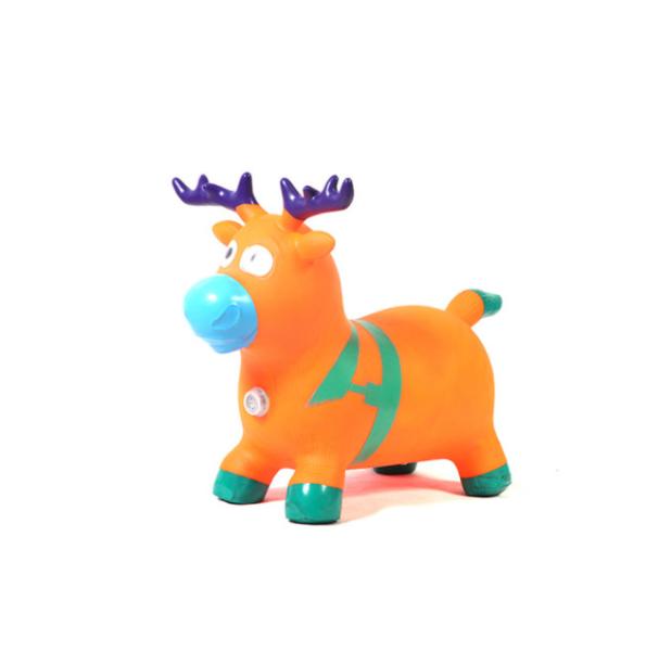 Bouncy Horse Hopper | Benny The Jumping Bull Inflatable Hopping Pony for Toddlers