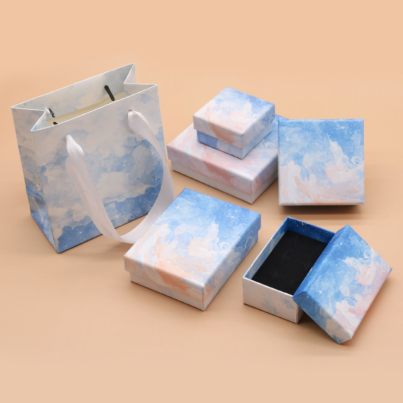 Premium Paper Jewellery Packaging Box For Necklace Set Earrings Ring Fashionable