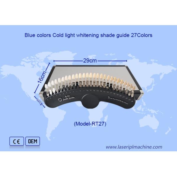 Guia de Sombras 3D 27 Cores Dentes Branqueamento Dentes Branqueamento Guia de Sombras gráfico
