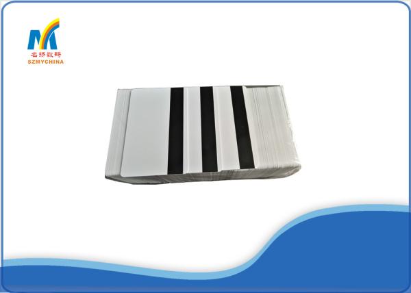 Wear Proof Plastic Inkjet Printable PVC Cards Magnetic Strip For Bank