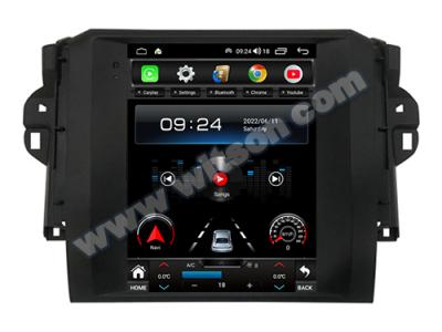 9.7''Tesla tela vertical para Toyota Fortuner 2017-2022 Android Car Multimedia Player