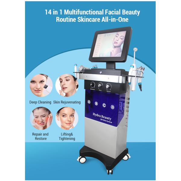 Hottest Korean 14in1 Hydro Microdermbrasion Hydra Oxigen Facial Machine 2023