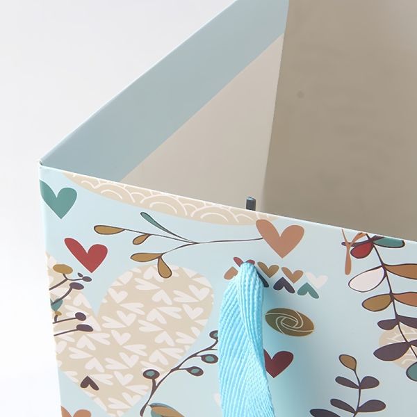 Hand Held Custom Printed Gift Bags Waterproof Fashionable For Shopping Mall