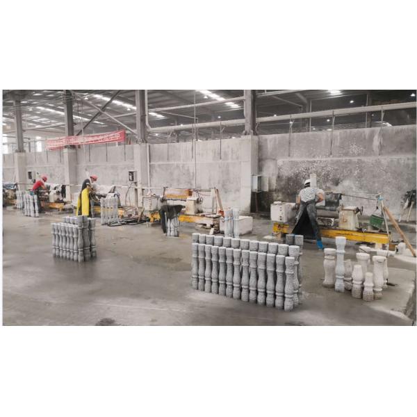 High Capacity AC Baluster Column Polish Machine 7.5kw