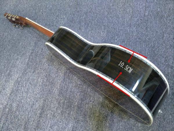 39 inches ooo45s Acoustic Guitar Top AAA Solid Red Cedar Abalone Binding Body With Fishman Pickups Rosewood fingerboard