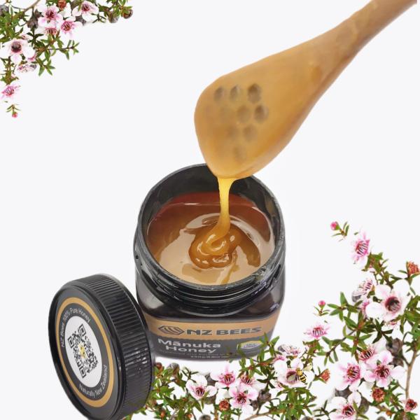 UMF 20+ Miel de Manuka crudo Miel de abeja natural de Nueva Zelanda 250 g de cuidado diario Miel de abeja natural