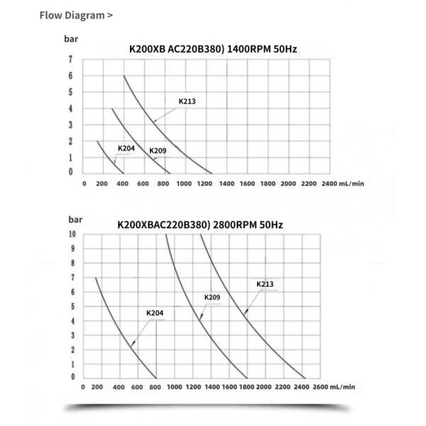 FLOWDRIFT Magnetic Drive Gear Pump KGP-06K 220V 380VAC Asynchronous Motor Stainless Steel 316L Body PEEK Gears PTFE Sealing Food Grade for Beverage Filling Machine Chemical Metering Packing Machine