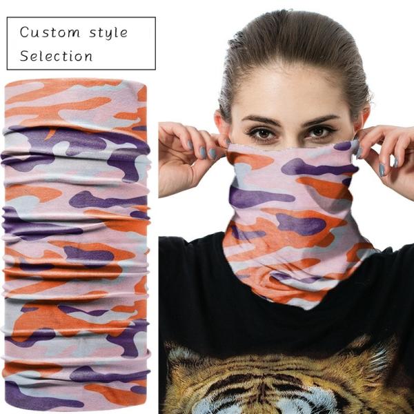 Women Magic Stretchy Hair Scarf Sport 100% Polyester Bandana