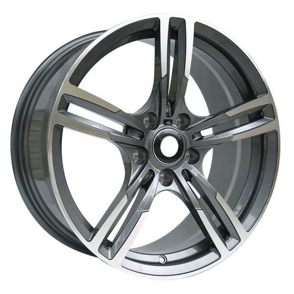 CNC Finishing BMW Replica Wheels 5 Split Spoke High Roundness 19 Inch 74.1