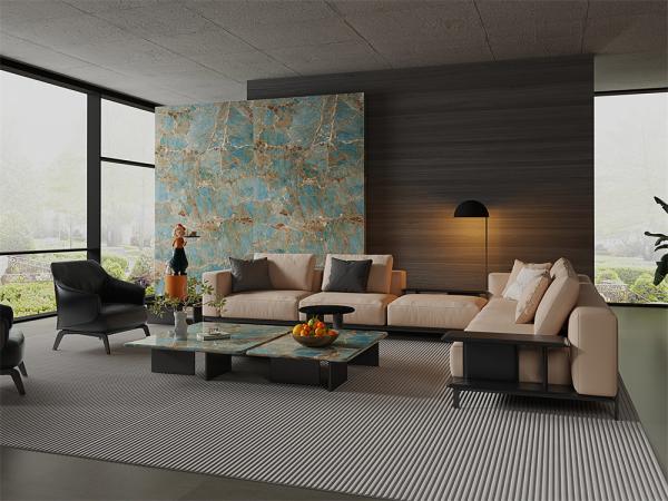 Polished Sintered Stone Slab 1600x3200mm for Interior Walls