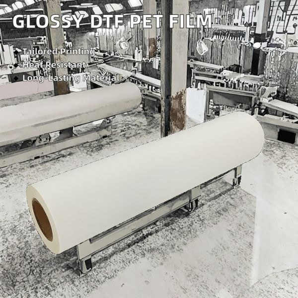 Custom Printed Digital PET Film Glossy Matte DTF Machine Roll 32inch*100 Digital