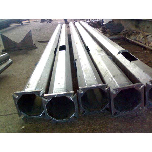 Hot Roll Steel Q235 Powder Coated RAL Outdoor Street Lamp Post 6 - 12m