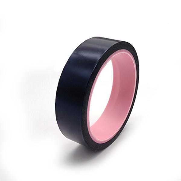 O filme do Polyimide suportou a resistência térmica adesiva do silicone preto fino da fita de máscara
