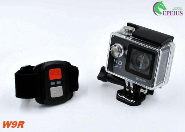Small 2.4G Remote W9R Waterproof Wifi Action Camera HD 1080P For Outdoor Sports