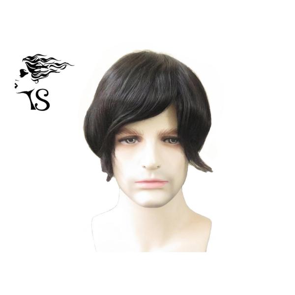 Male Toupee Hair Replacement System , Human Hair Pieces For Top Of Head With