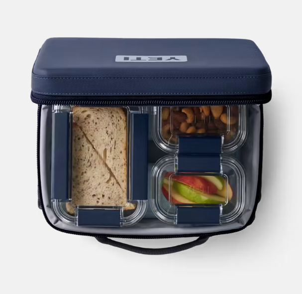 5L Lunch Box Packs in the cold and keeps your sandwich from getting crushed.