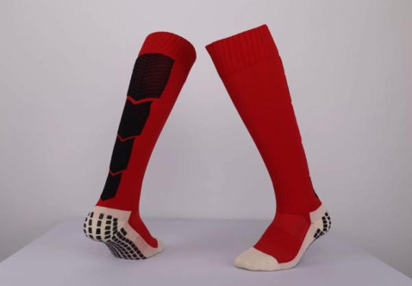 Athletic Terry Thermal Non Slip Grip Socks Long Length For Adult Basketball Sports