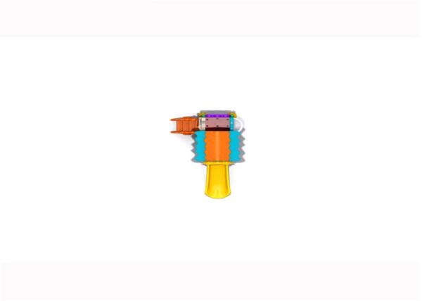 Tiny Plastic Home Playground Equipment / Plastic Outdoor Slide Set For 1-2 People