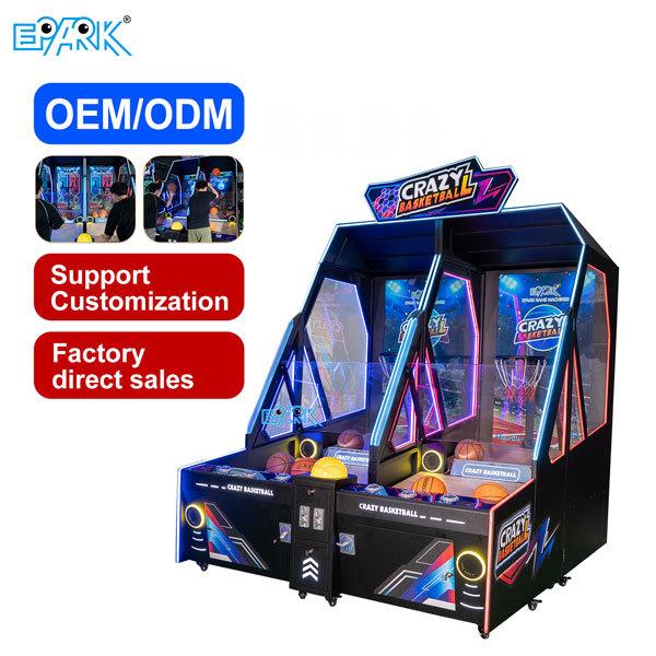Factory Wholesale   Arcade Video Game Machine Basketball Machine Double Players Crazy Basketball