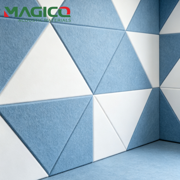 Customizable Polyester Fiber Acoustic Panel Available In Many Thicknesses For Acoustic Needs