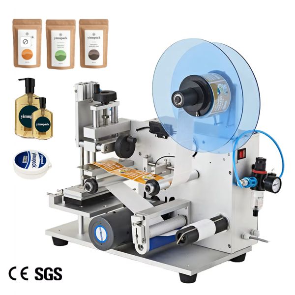 High Precision Automated Flat Labeling Machine For Cardboard Packaging Box