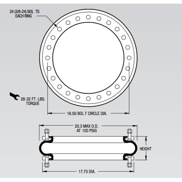 La amortiguación de aire con resorte industrial del FS 1330-11 RS choca el pedernal W01-358-7197