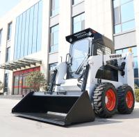 Construção personalizada 4 rodas de direção Skid Steer 18.2KW Alta eficiência