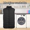 USB Rechargeable Electrical Heating vest Jacket Winter Men jacket Sleeveless Puffer Cotton Jacket Quilted vest
