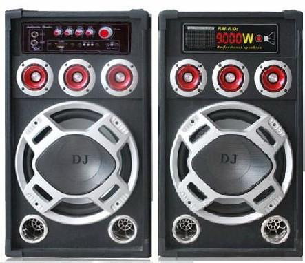 2.0CH wooden speaker box with USB/SD/FM function