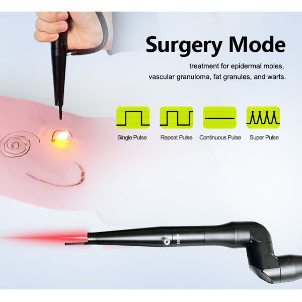 360° Rotation Handle Skin Tightening Acne Treatment 10600nm Fracational Co2 Laser Machine
