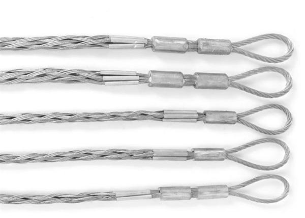 High Strength Wire Mesh Pulling Grips Single Head Conductor Wire Cable Grip Puller ISO9001